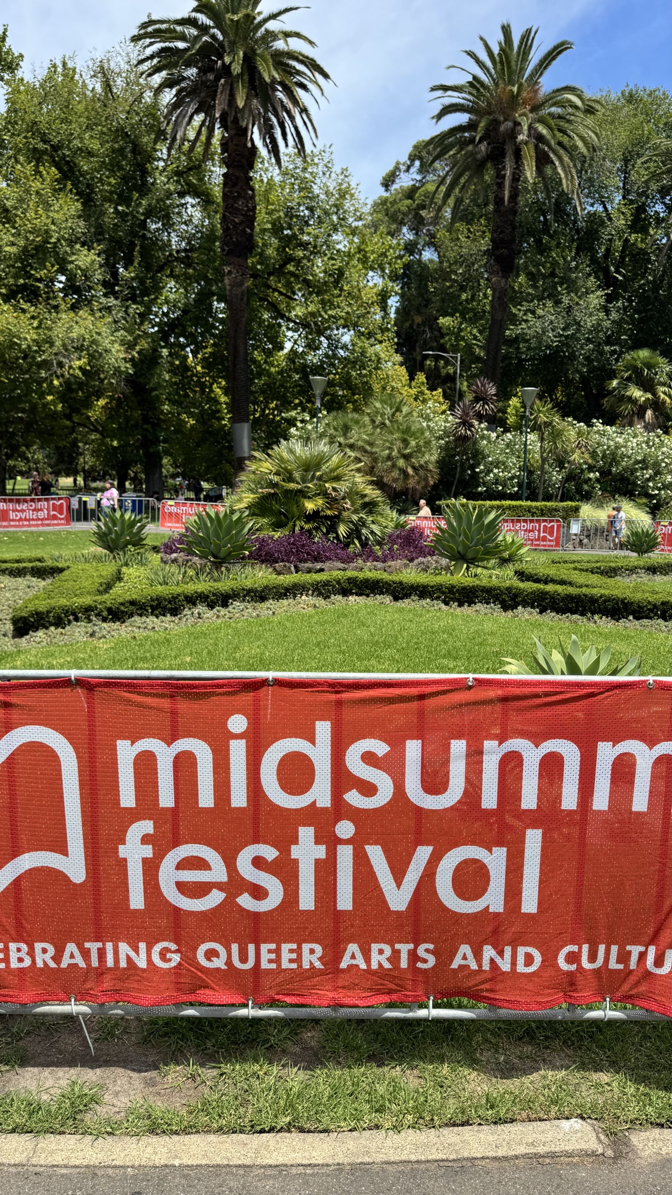 Midsumma festival garden sign
