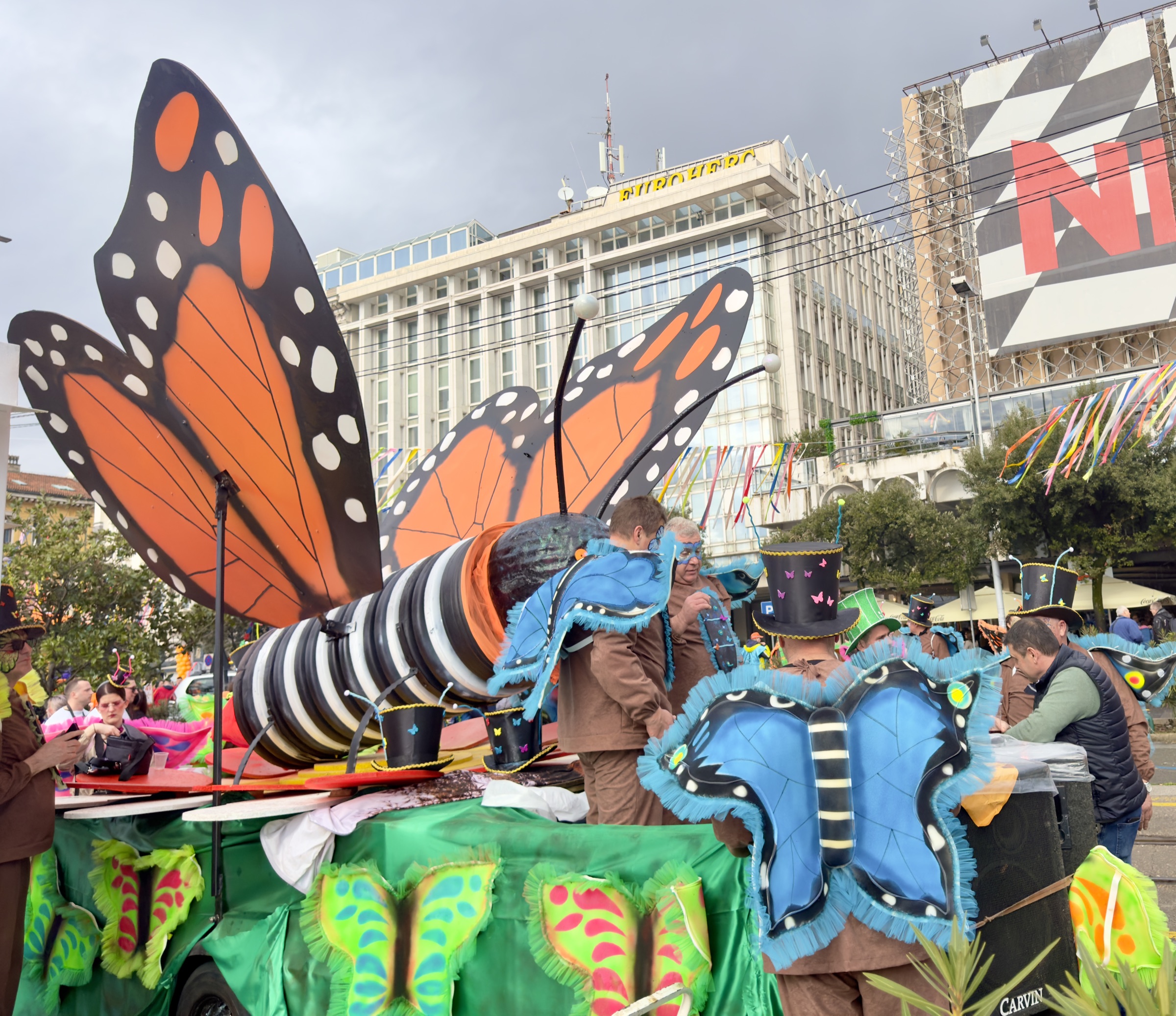 Butterfly parade art